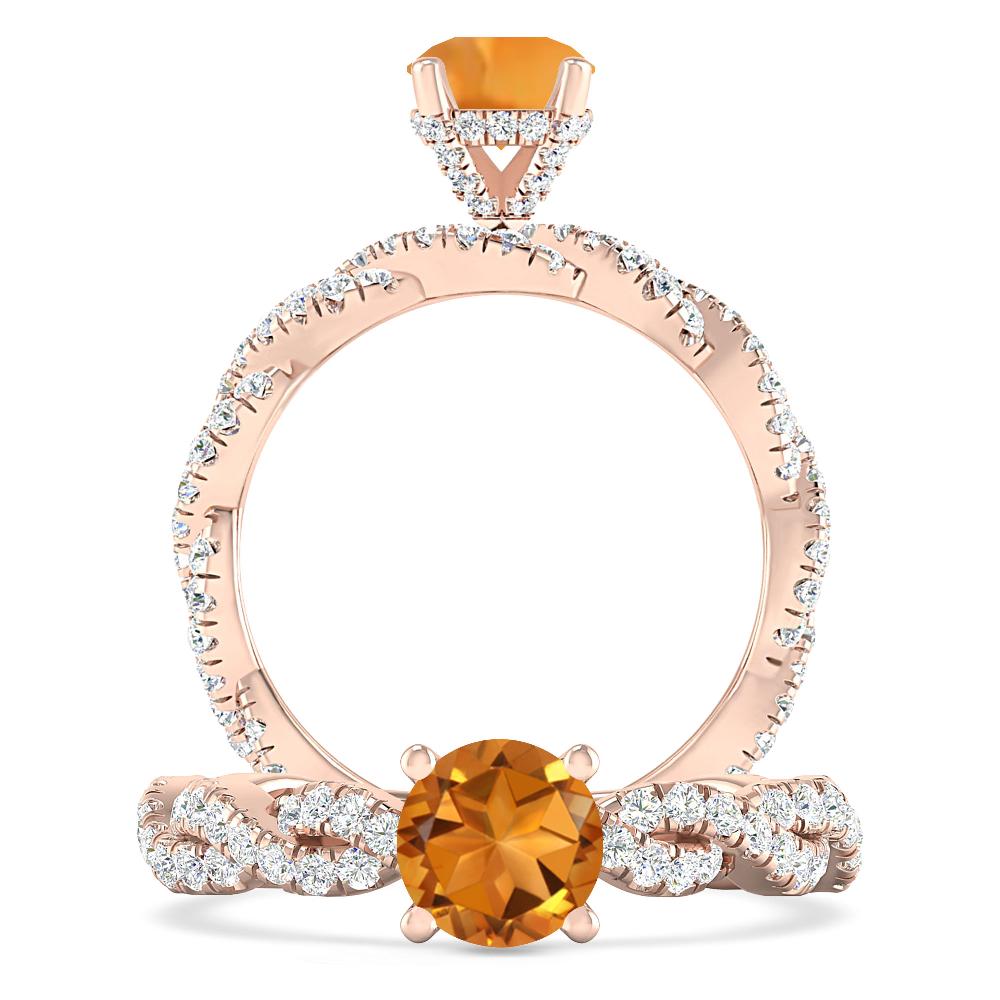 Rose Gold - Citrine