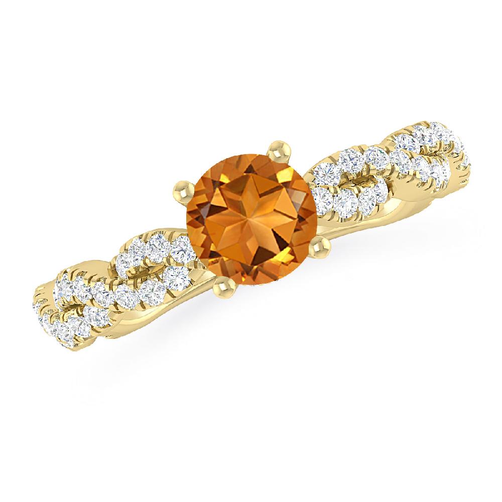 Yellow Gold - Citrine