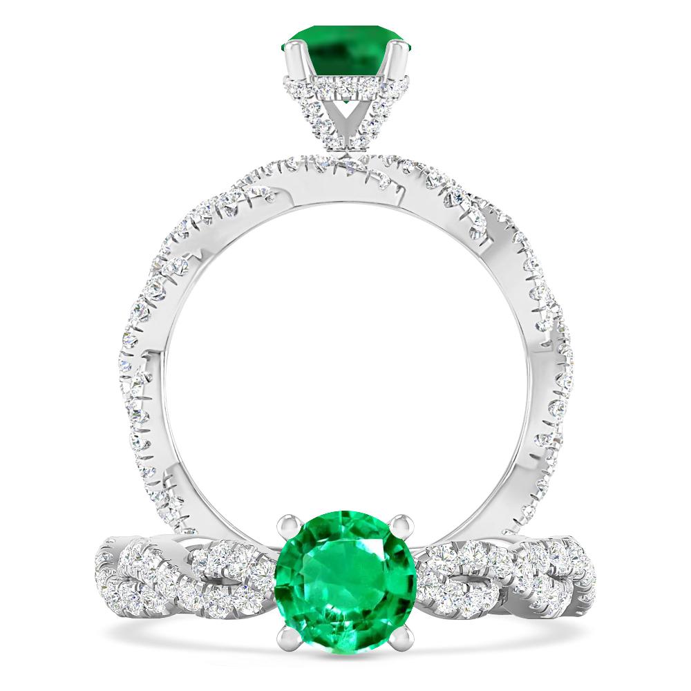 White Gold - Emerald