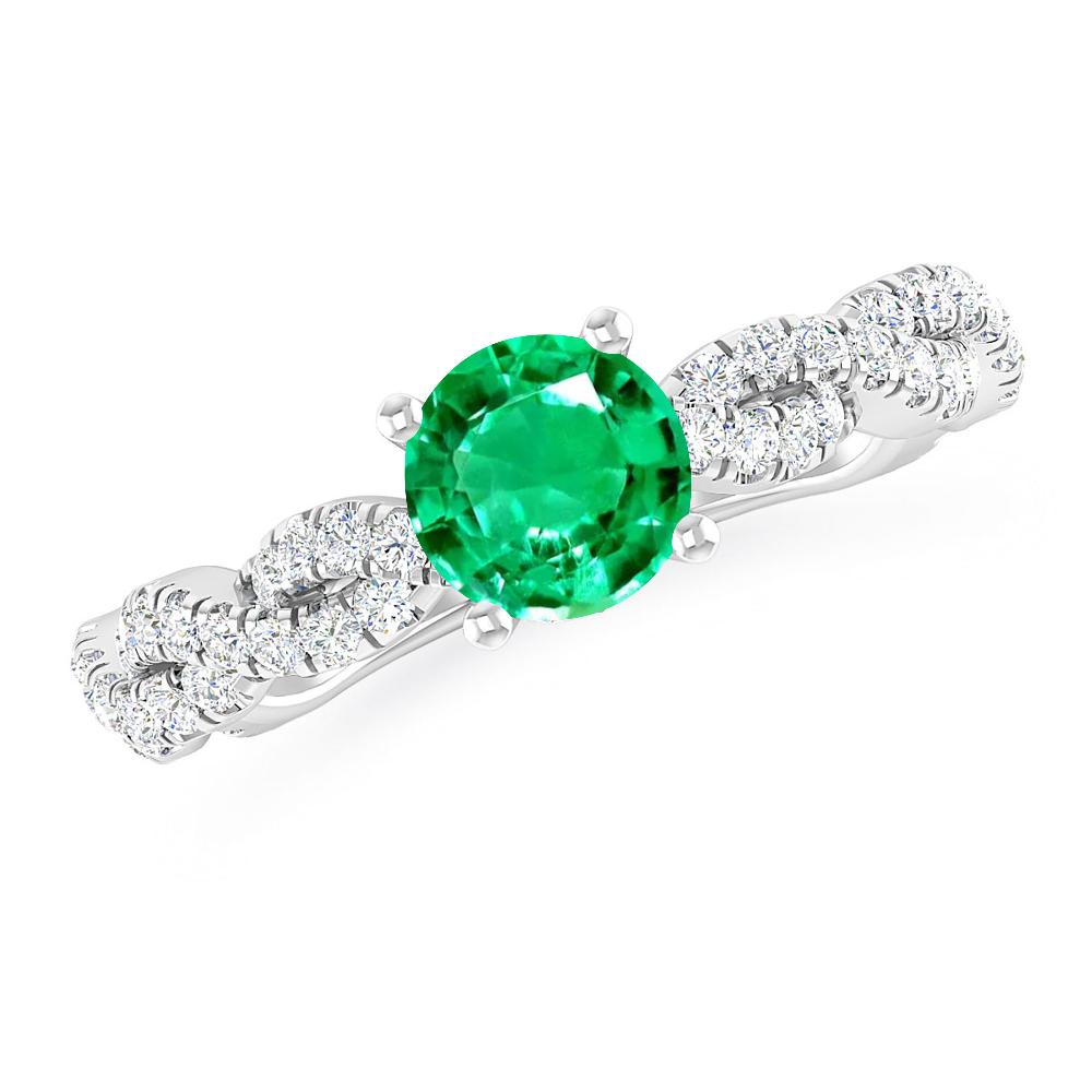 White Gold - Emerald