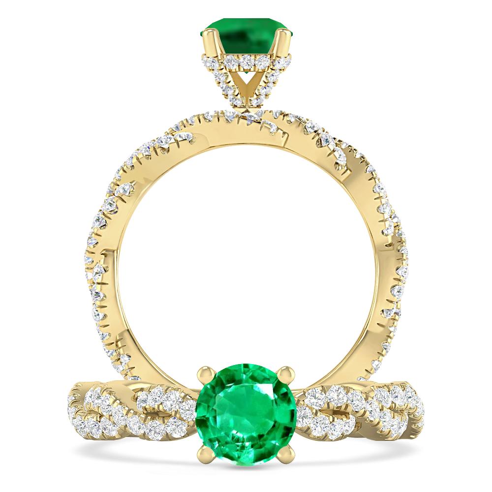 Yellow Gold - Emerald