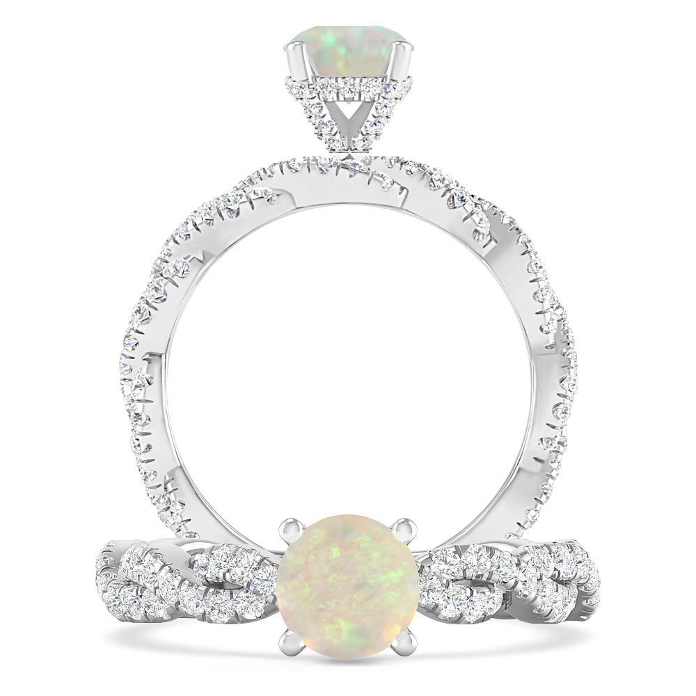 White Gold - Opal
