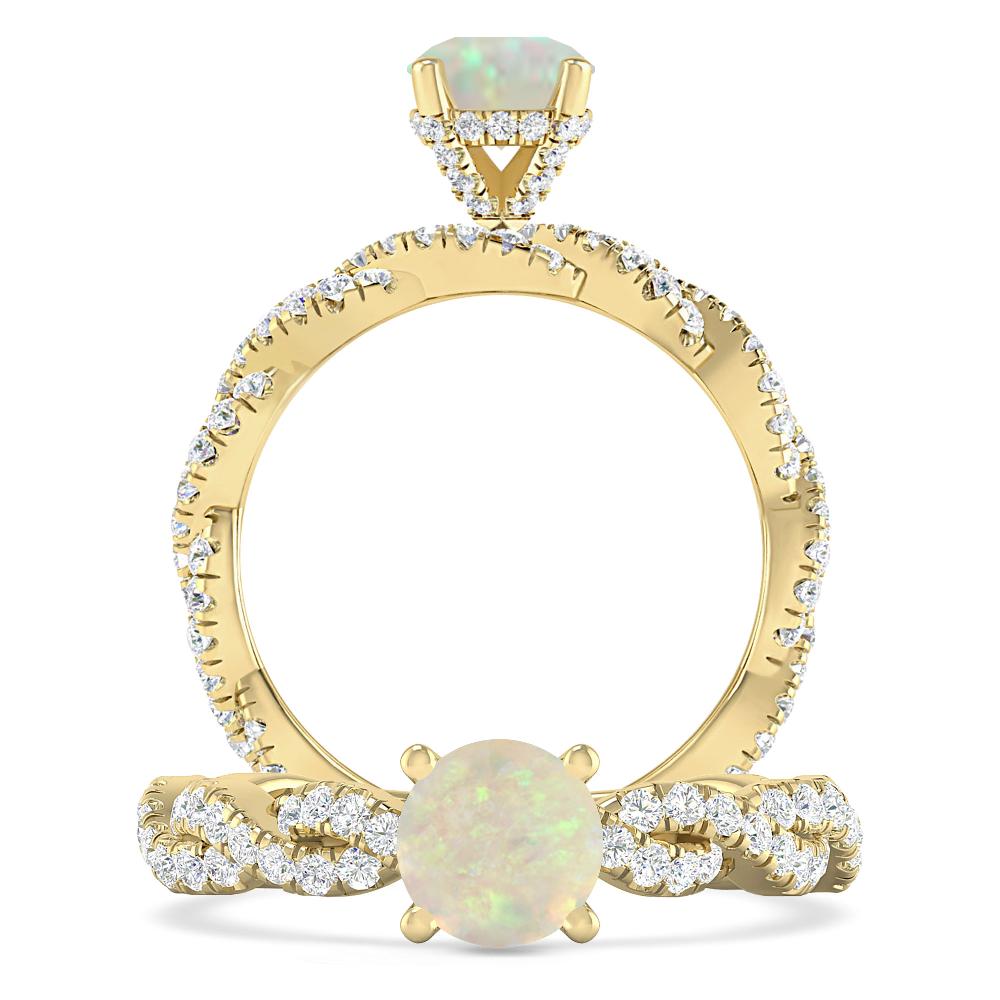 Yellow Gold - Opal