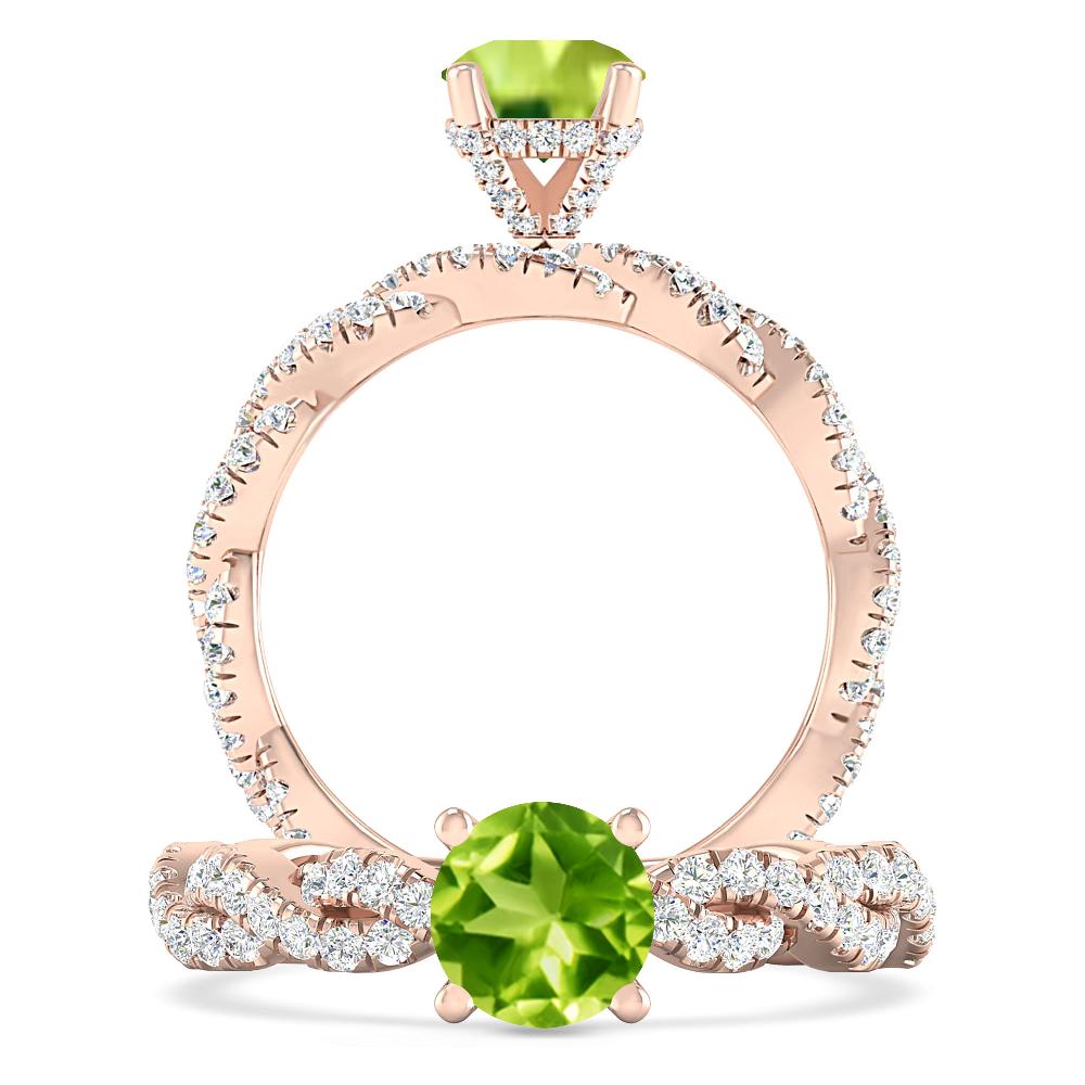 Rose Gold - Peridot
