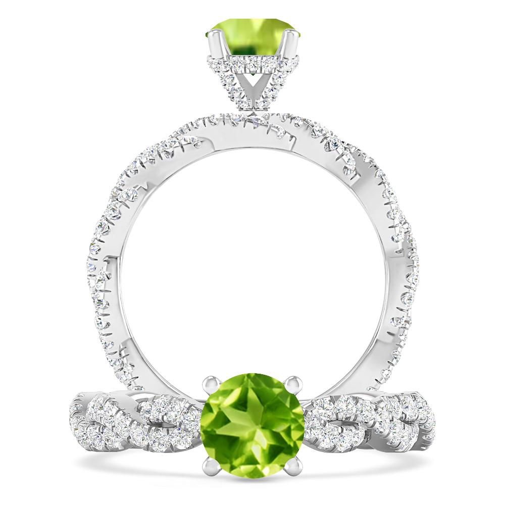 White Gold - Peridot
