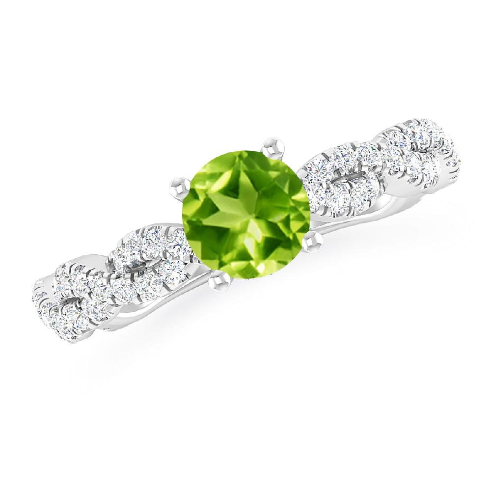 White Gold - Peridot