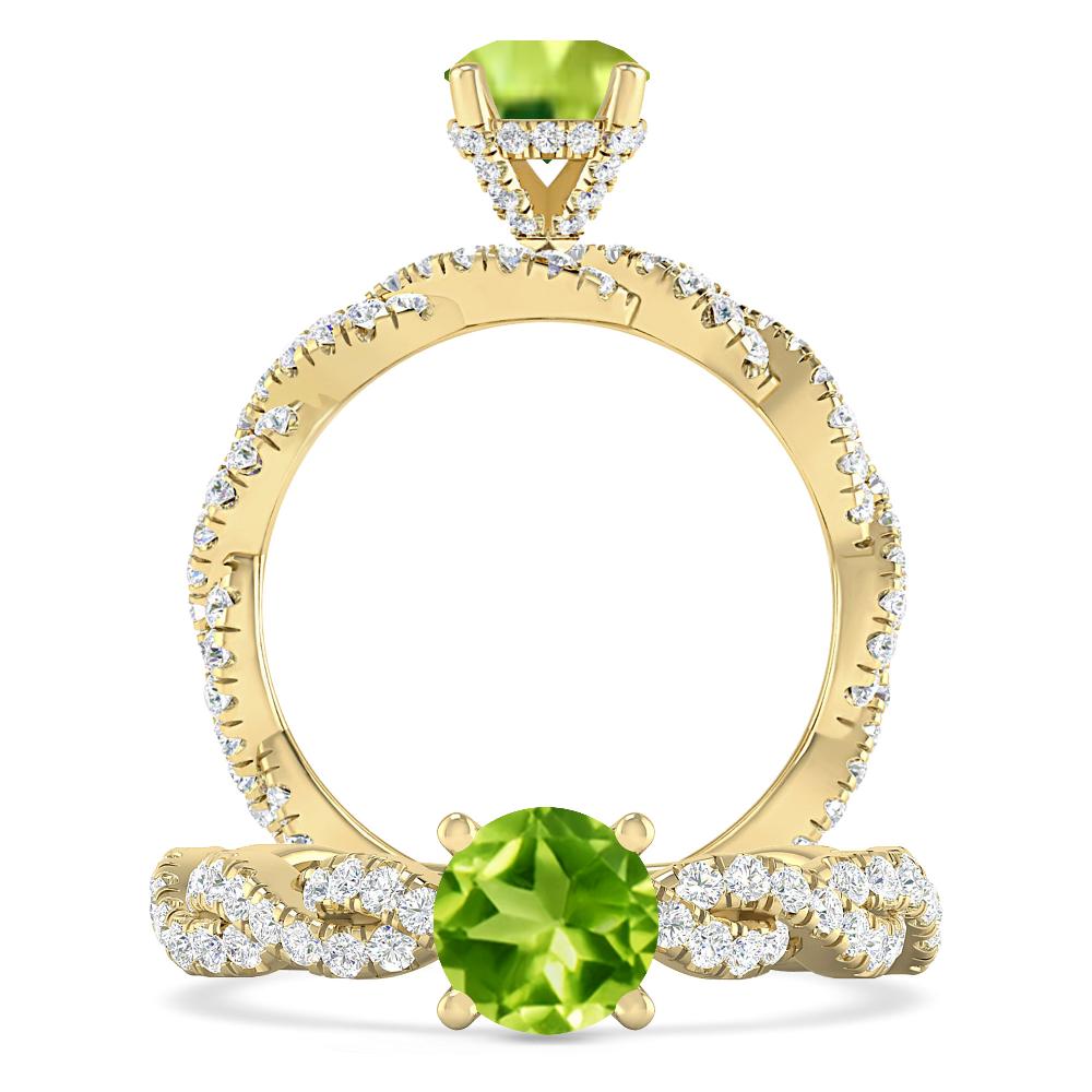 Yellow Gold - Peridot