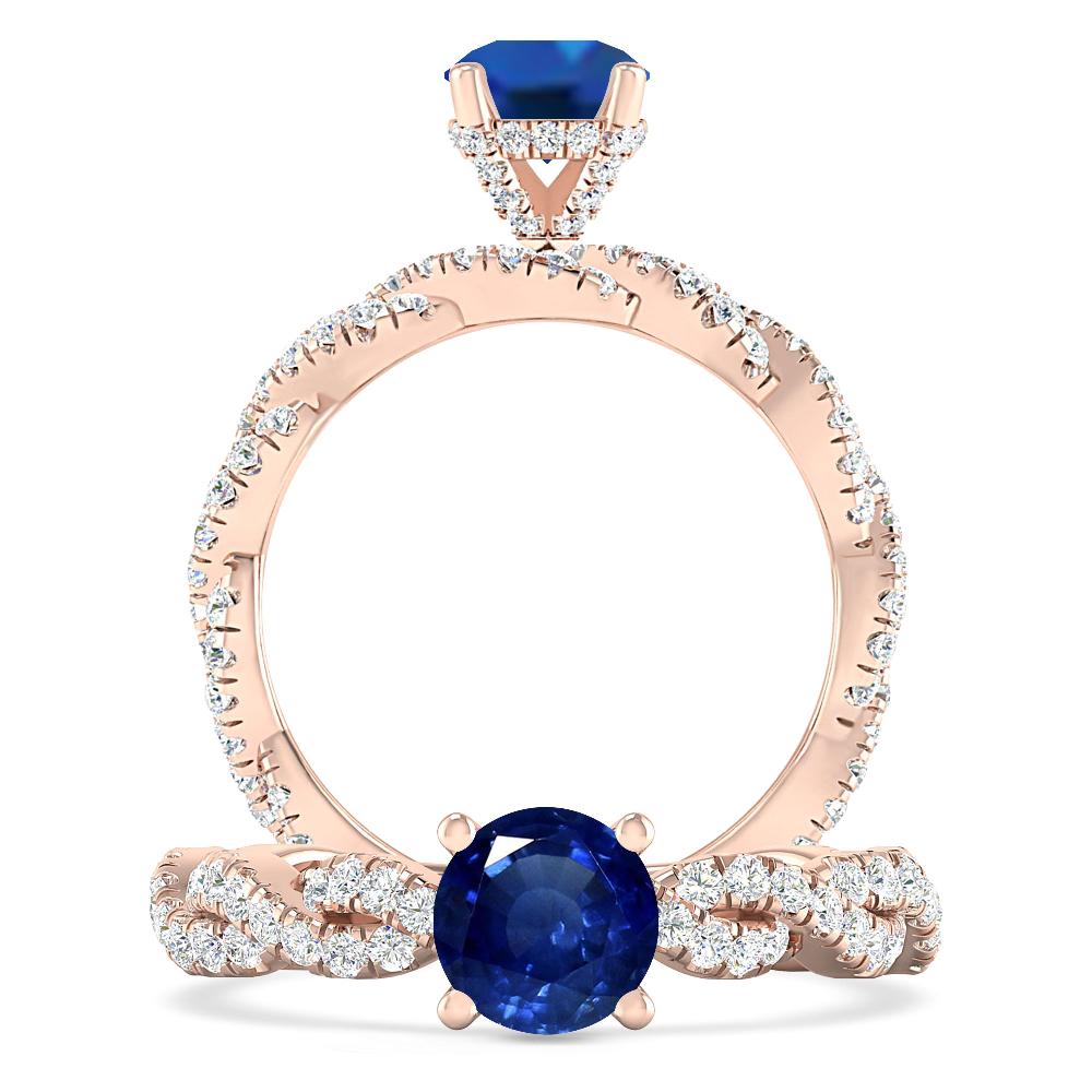 Rose Gold - Sapphire
