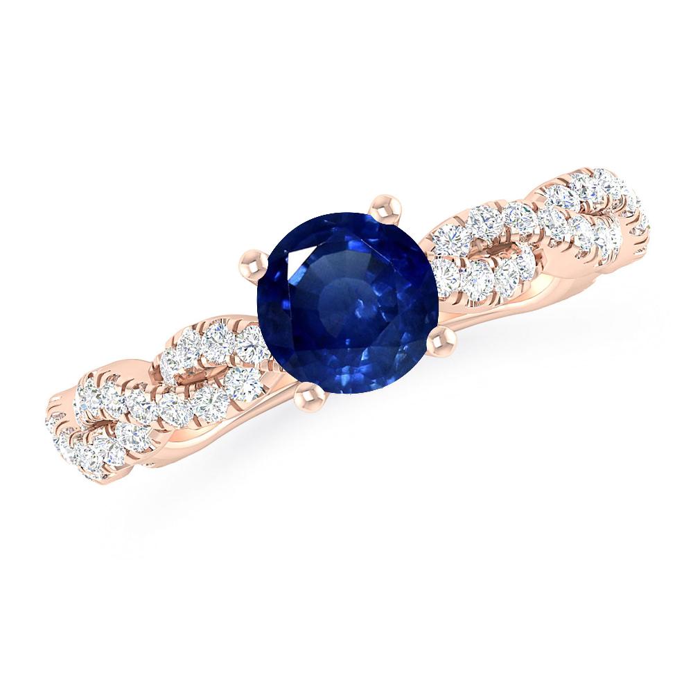 Rose Gold - Sapphire