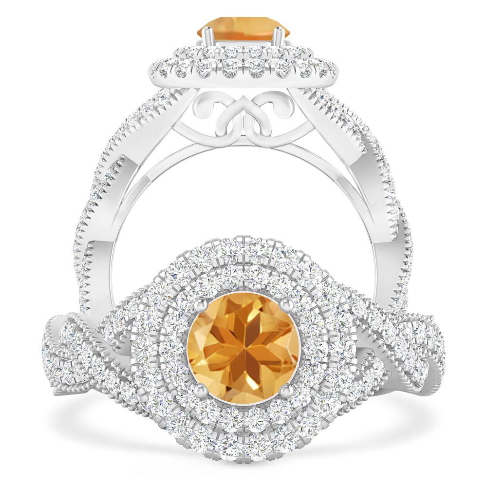 White Gold - Citrine