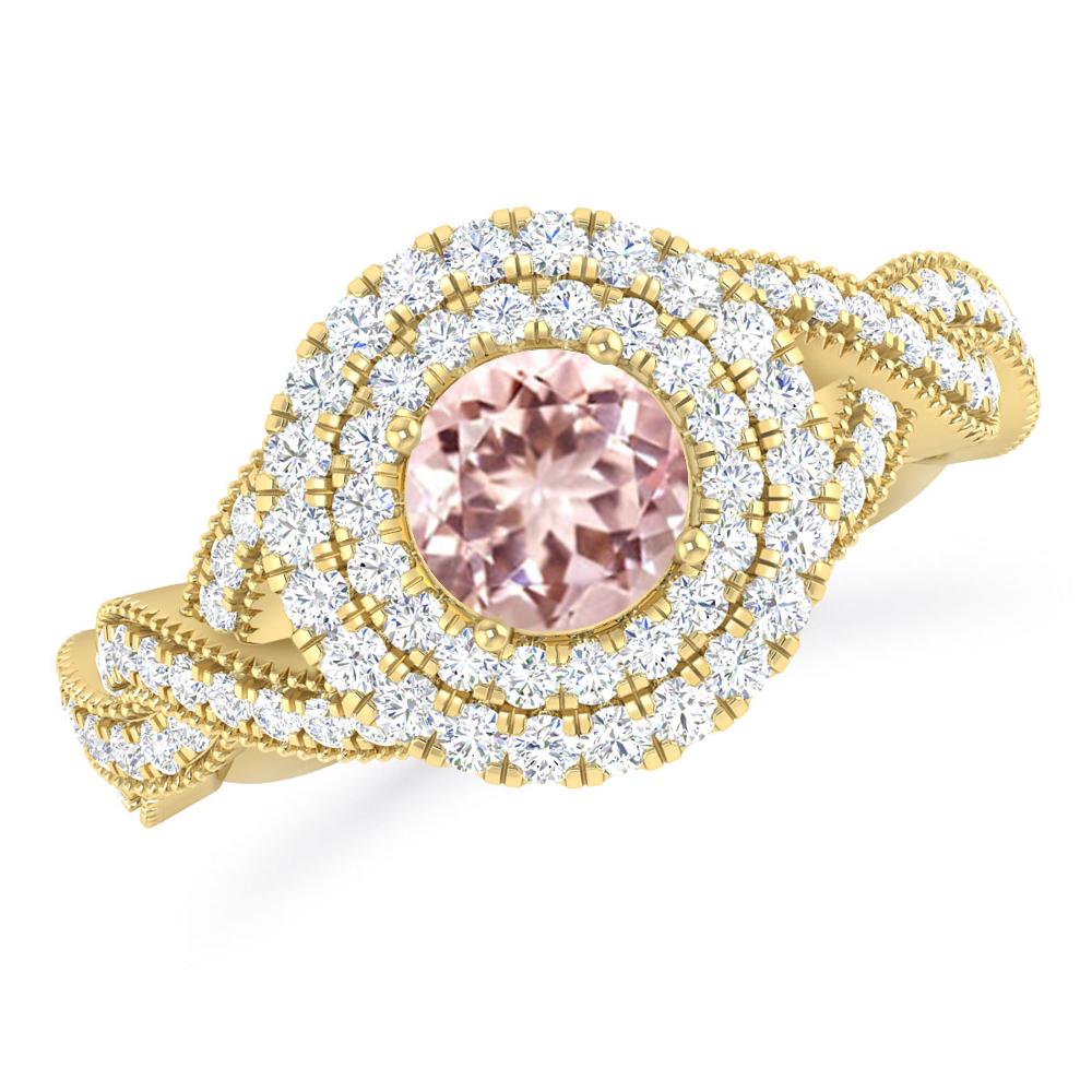 Yellow Gold - Morganite