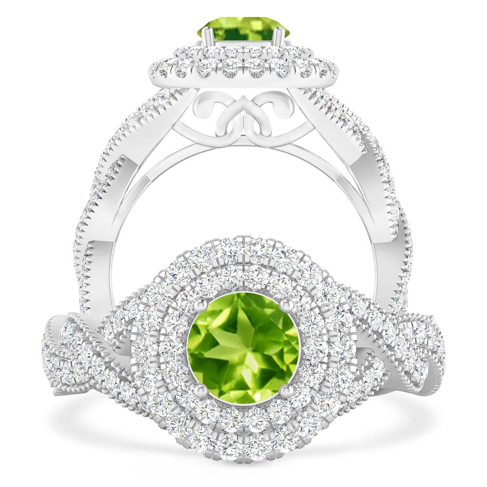 White Gold - Peridot