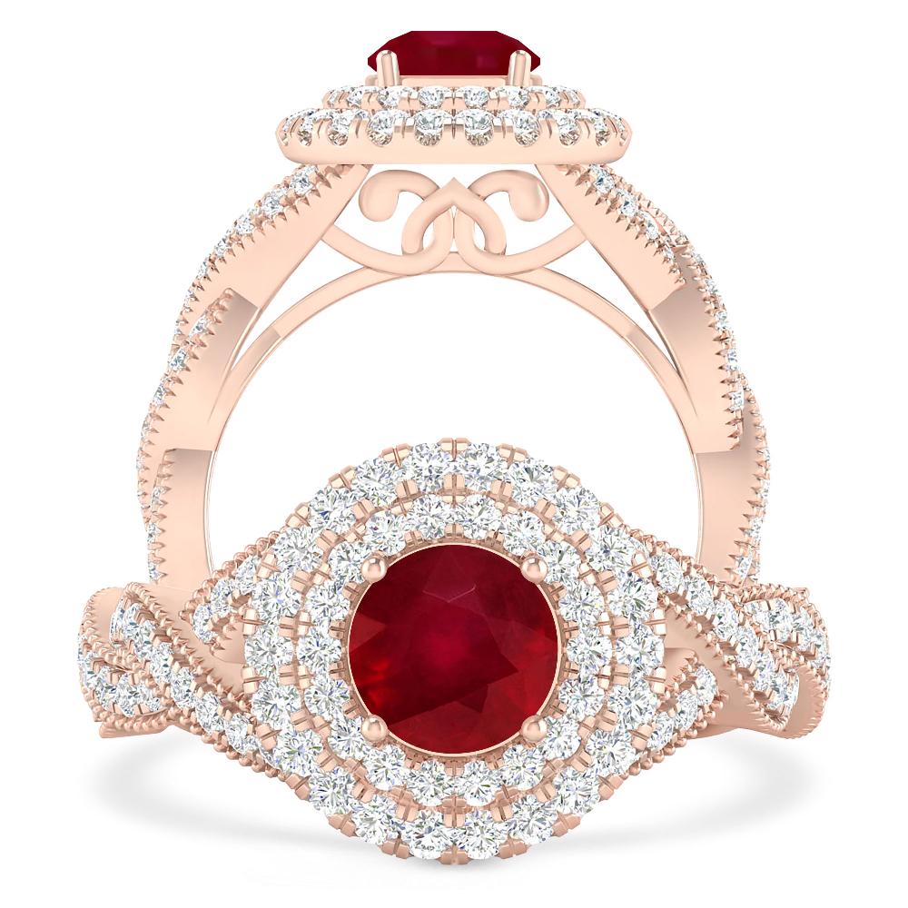 Rose Gold - Ruby