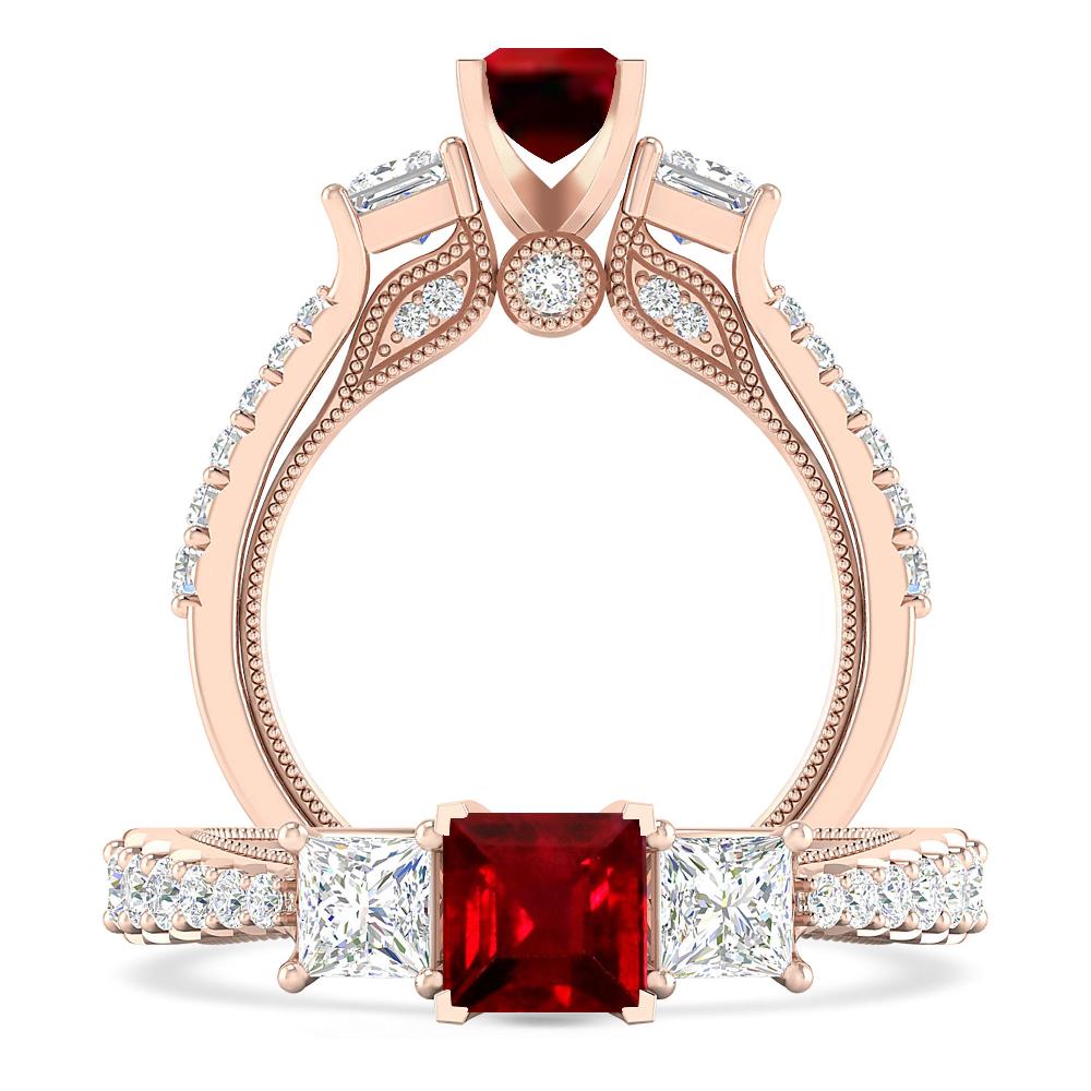 Rose Gold - Ruby