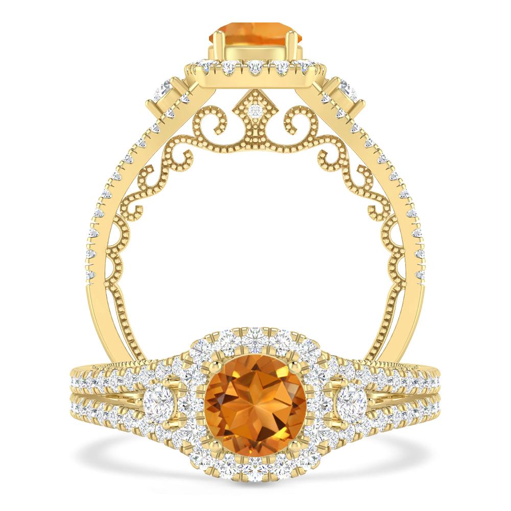 Yellow Gold - Citrine