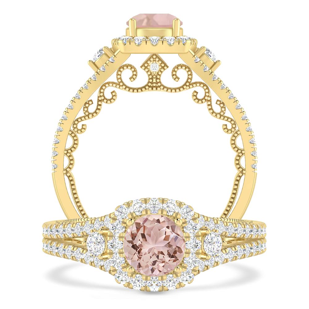 Yellow Gold - Morganite