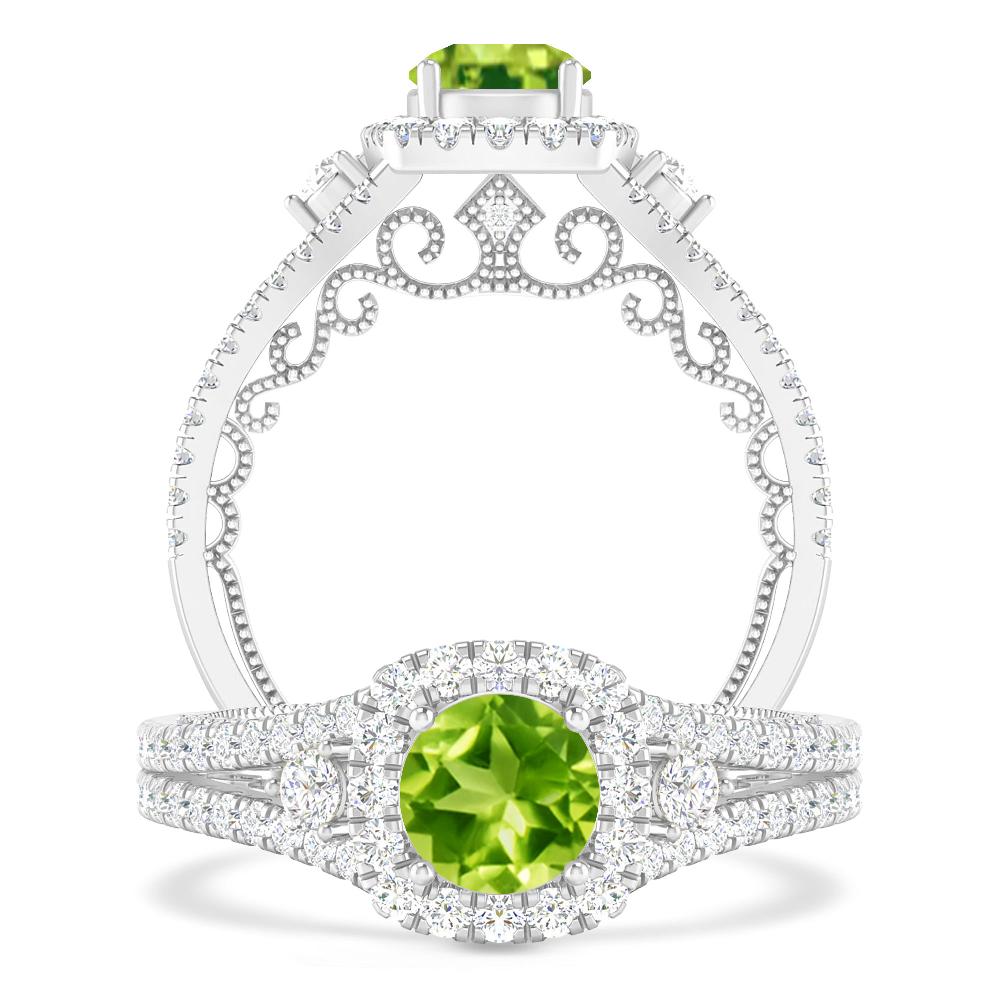 White Gold - Peridot