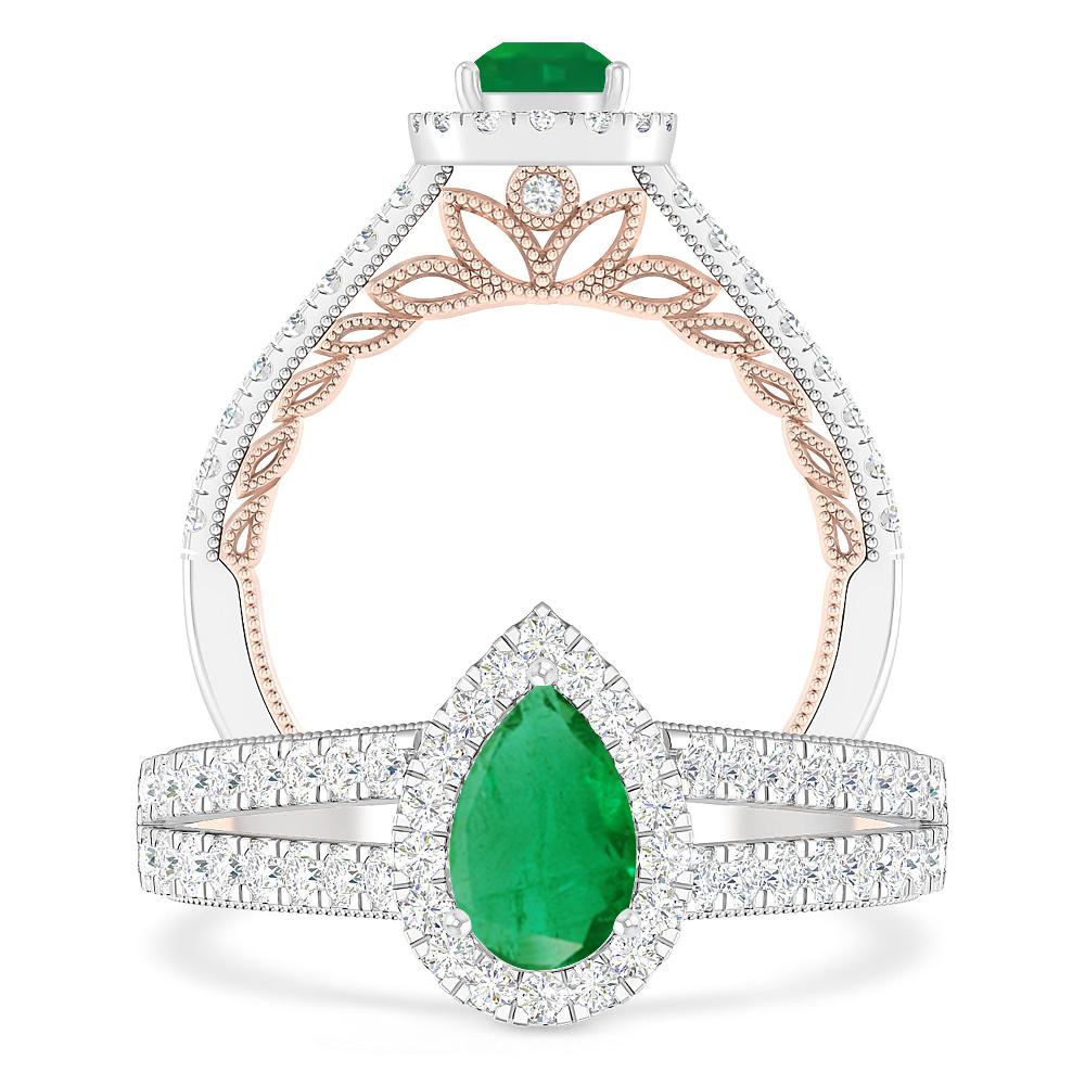 White Gold - Emerald