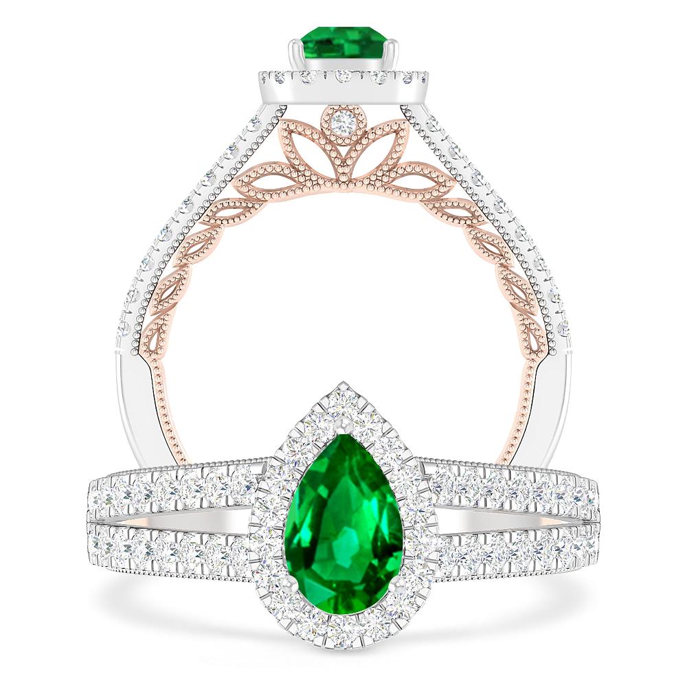 White Gold - Emerald