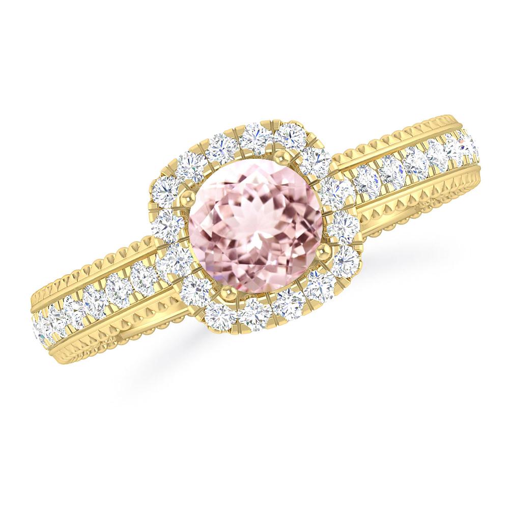 Yellow Gold - Morganite
