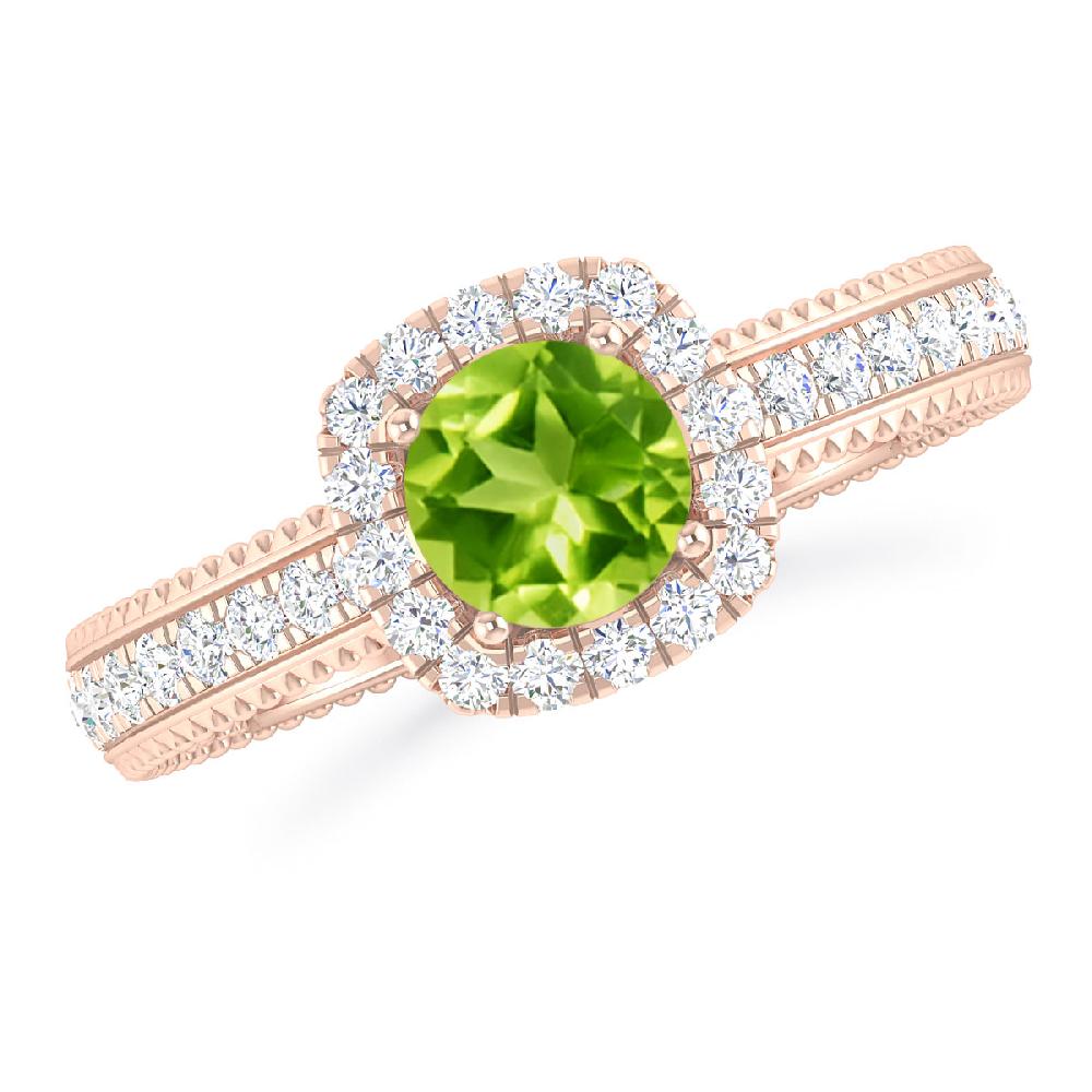 Rose Gold - Peridot