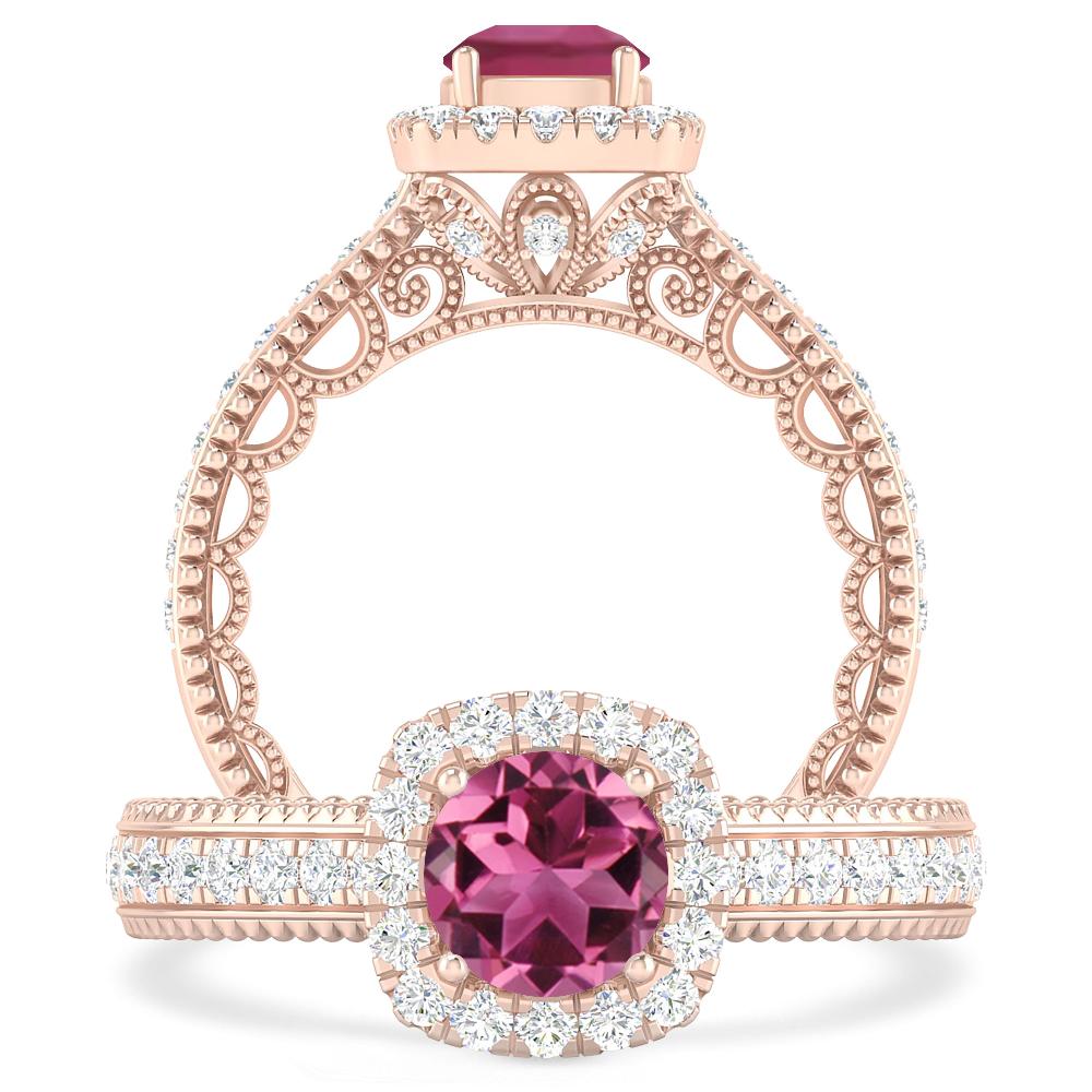 Rose Gold - Pink Tourmaline