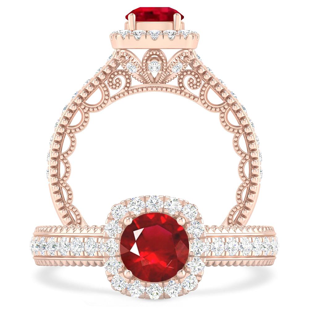 Rose Gold - Ruby