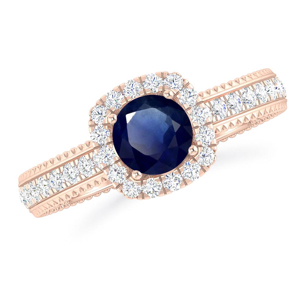 Rose Gold - Sapphire