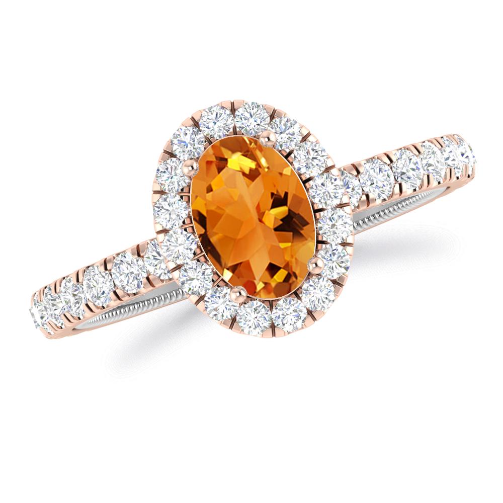 Rose Gold - Citrine