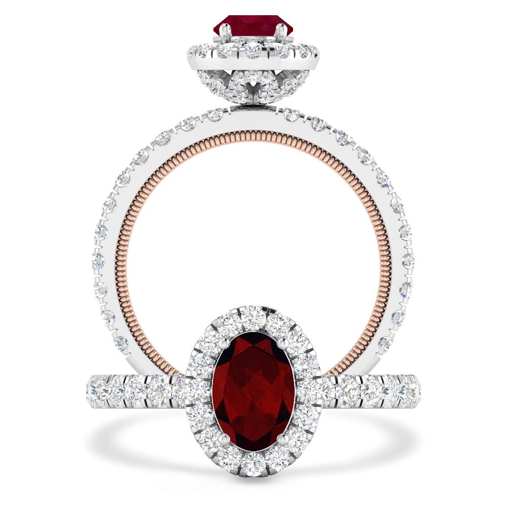 White Gold - Garnet