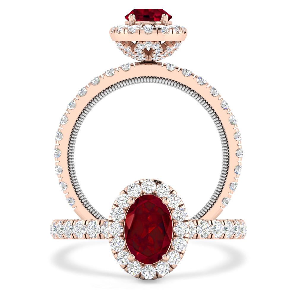 Rose Gold - Garnet