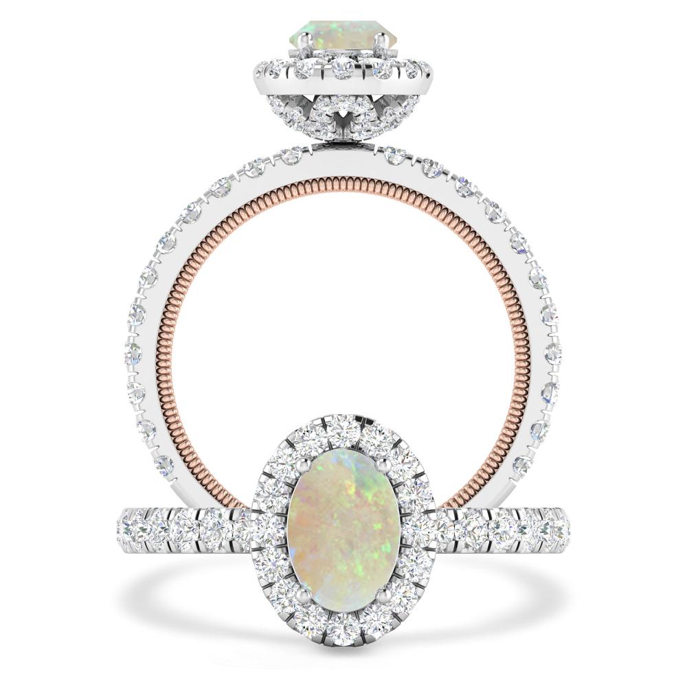 White Gold - Opal