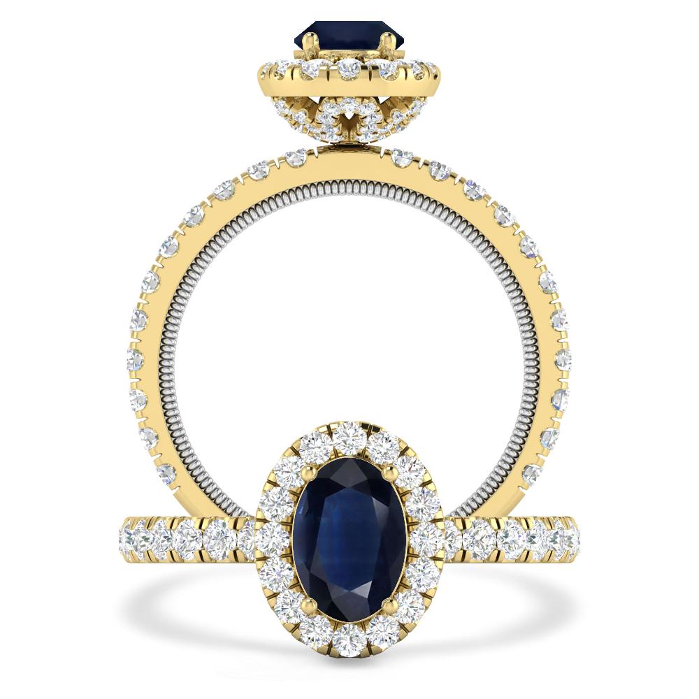 Yellow Gold - Sapphire