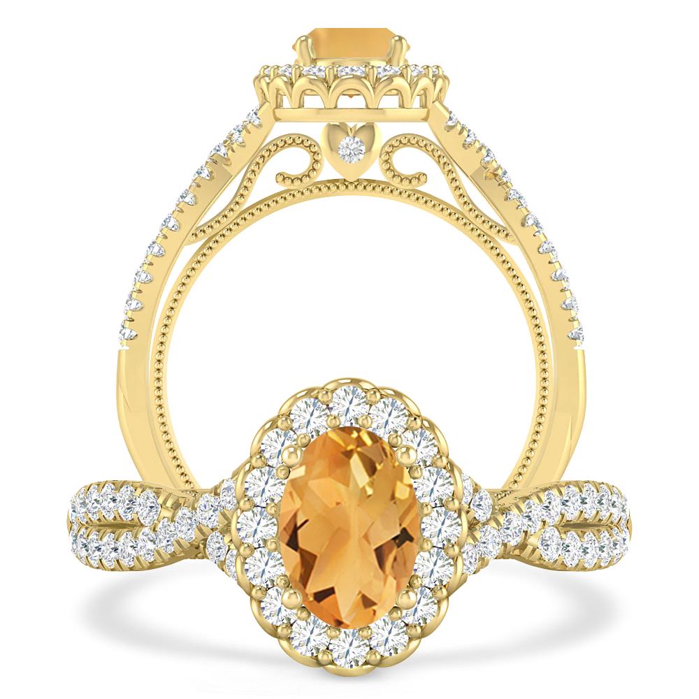 Yellow Gold - Citrine