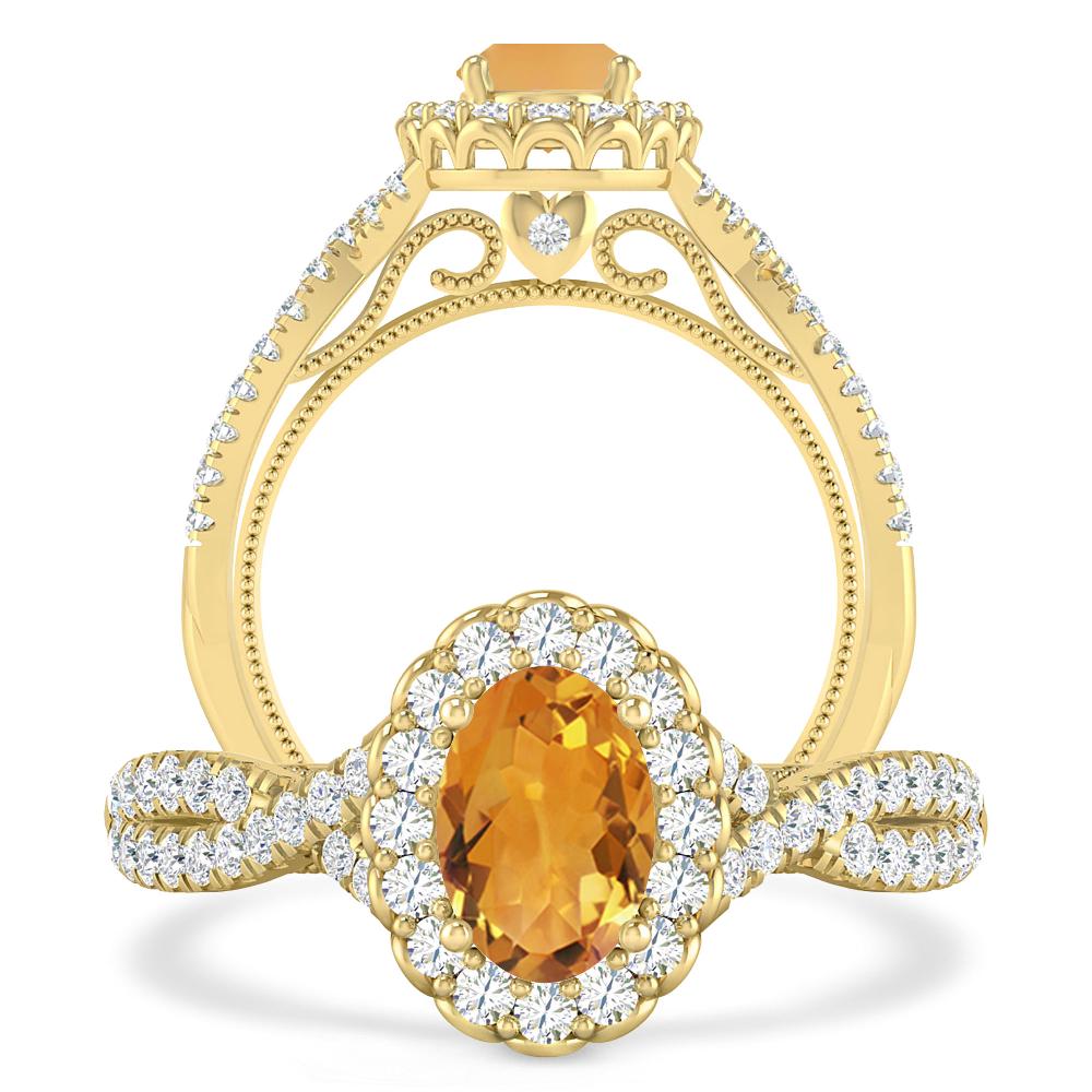 Yellow Gold - Citrine