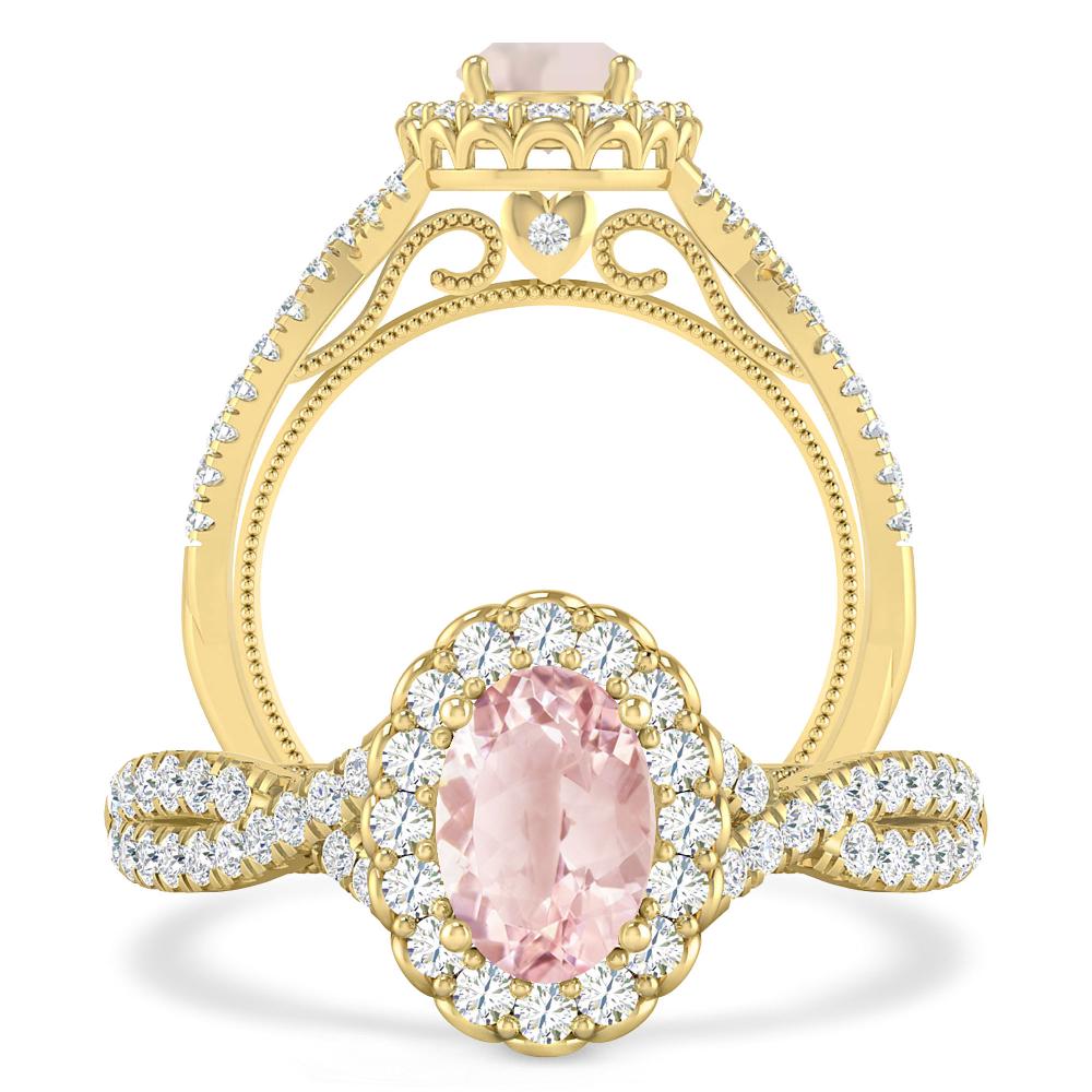 Yellow Gold - Morganite