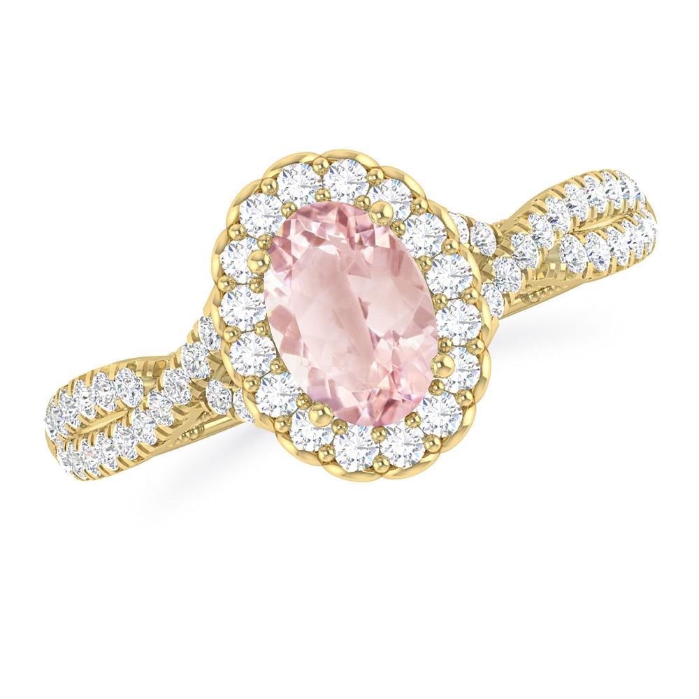Yellow Gold - Morganite