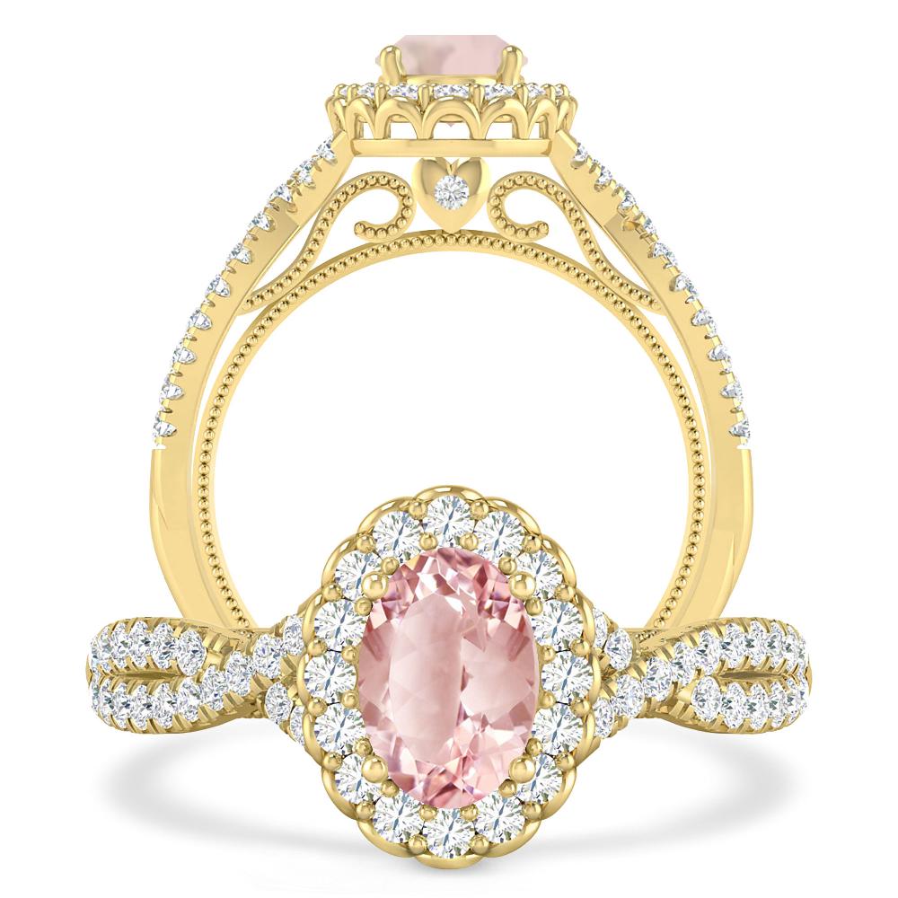Yellow Gold - Morganite