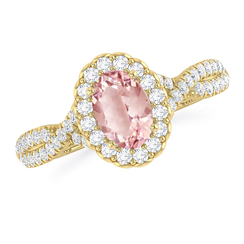 Yellow Gold - Morganite