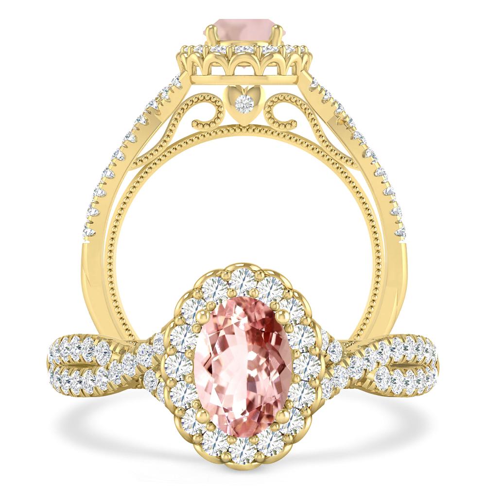 Yellow Gold - Morganite