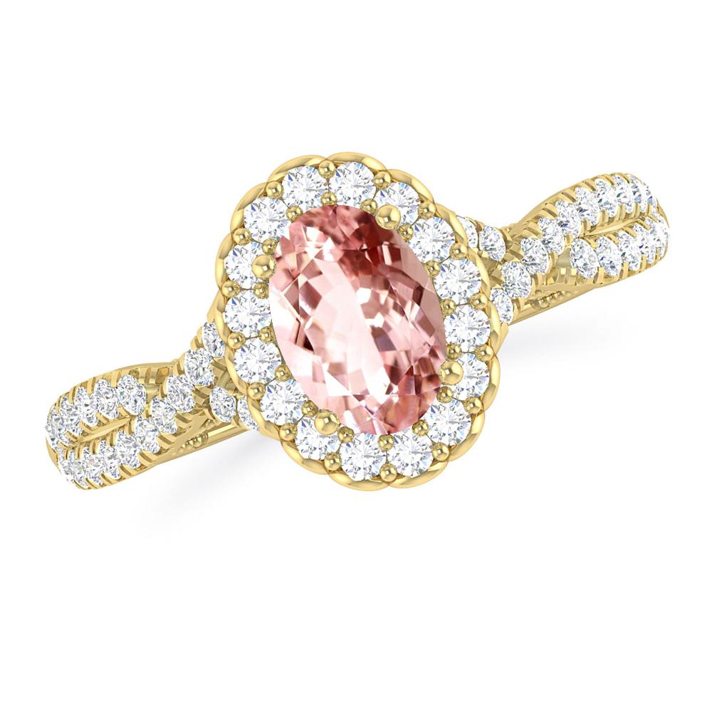 Yellow Gold - Morganite