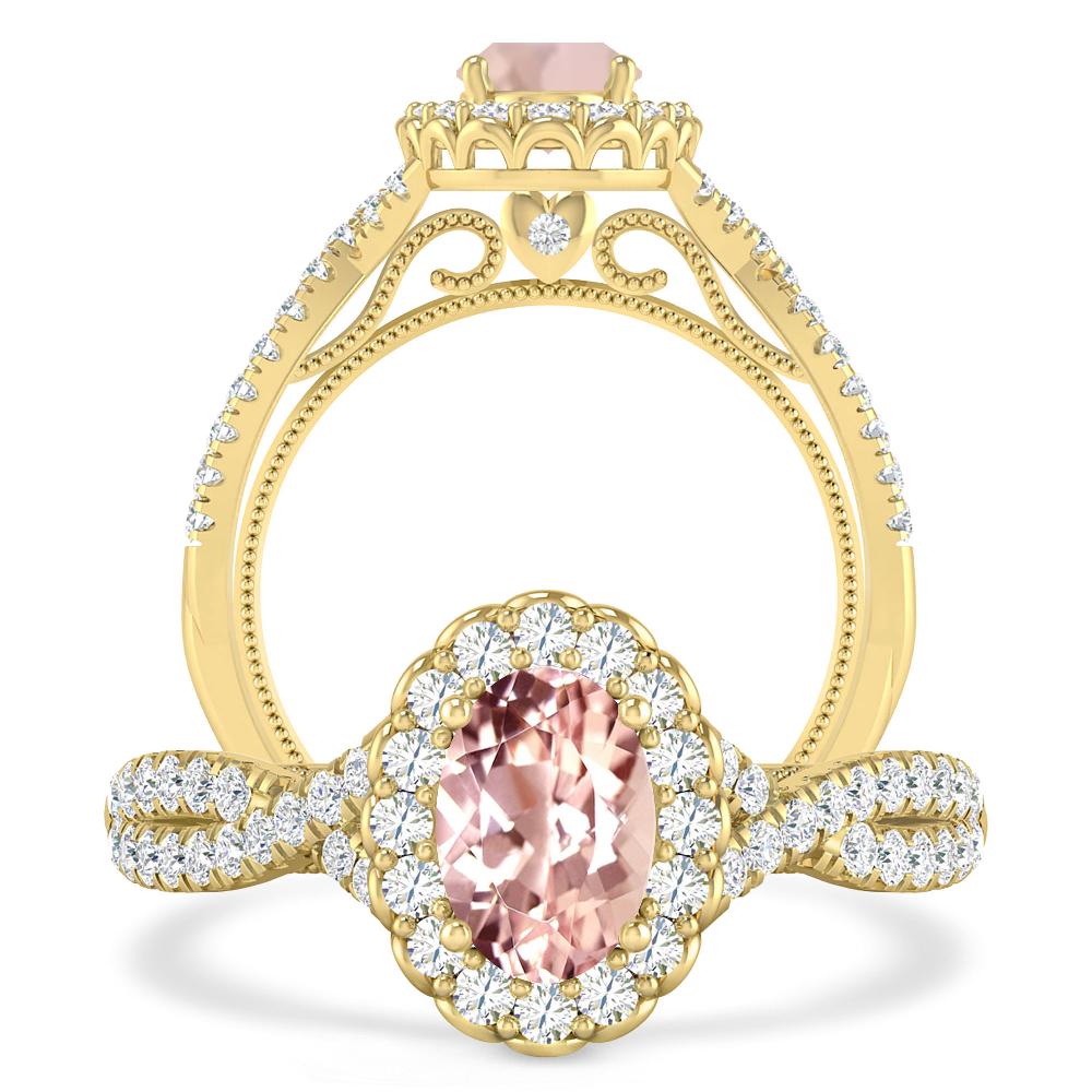 Yellow Gold - Morganite