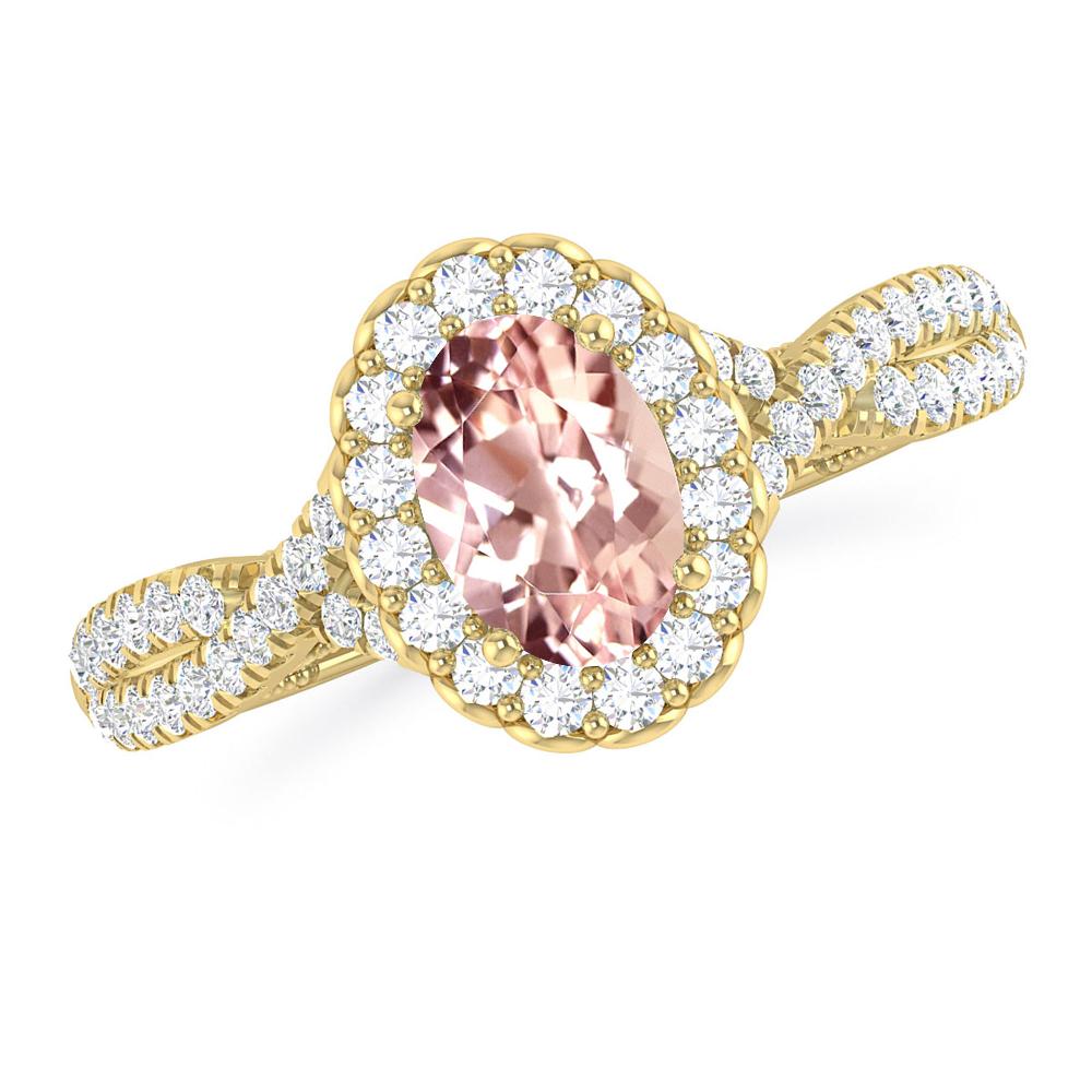Yellow Gold - Morganite
