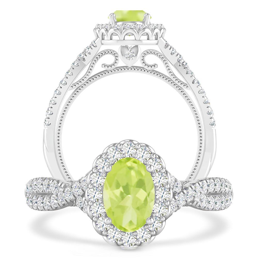 White Gold - Peridot