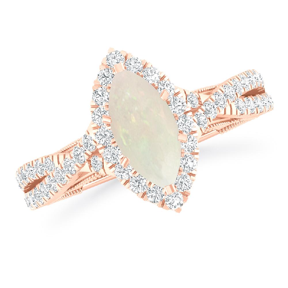 Rose Gold - Opal