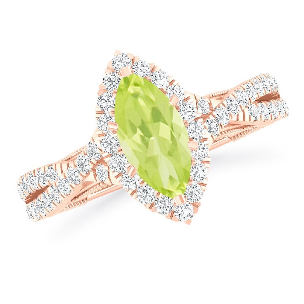 Rose Gold - Peridot