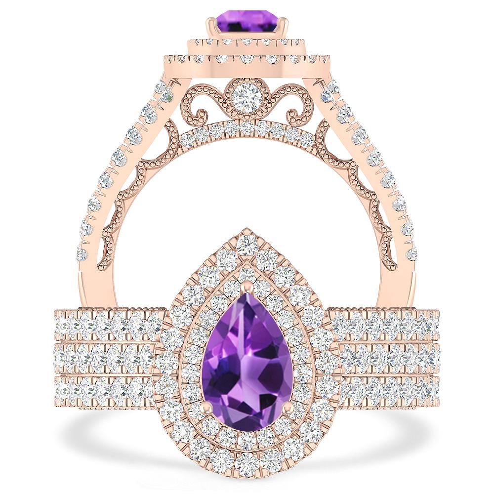 Rose Gold - Amethyst