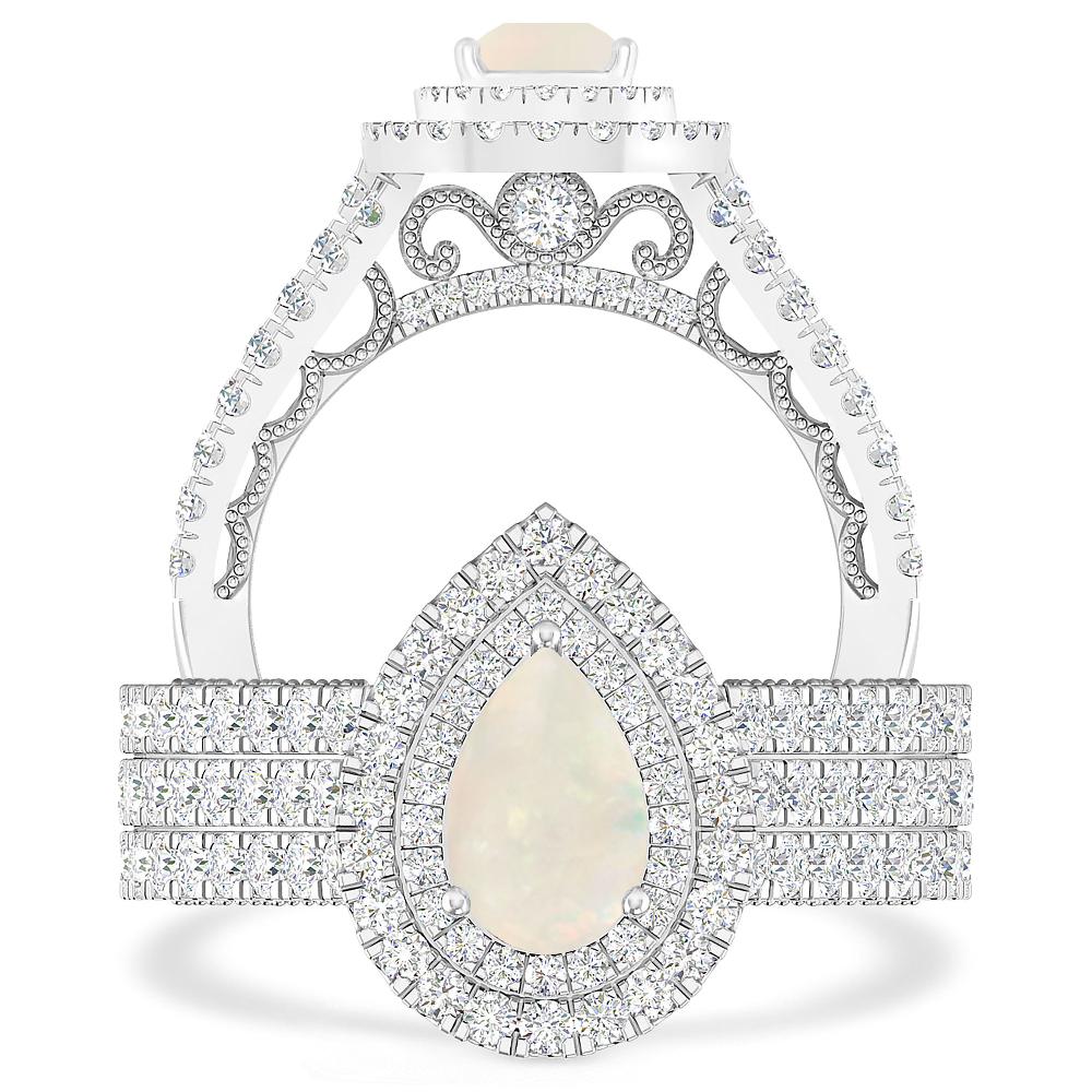 White Gold - Opal