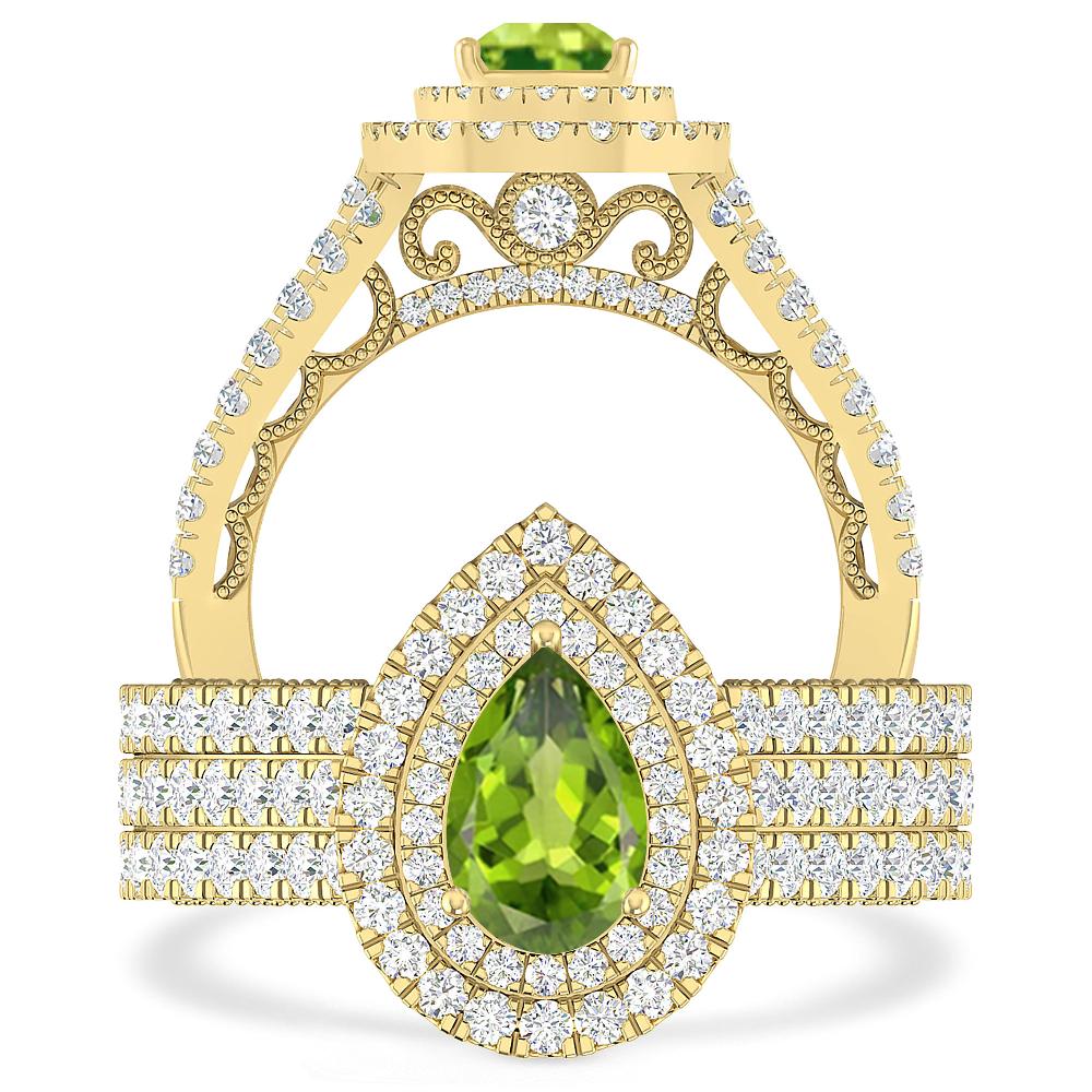 Yellow Gold - Peridot