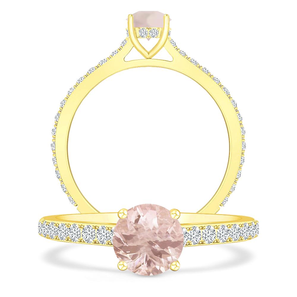 Yellow Gold - Morganite
